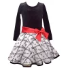 Girls 4-6x Jessica Ann Long Sleeve Velvet Dress