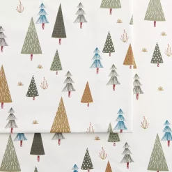 Cuddl Duds® Microfiber Sheet Set with Pillowcases -Outlet Christmas Store 5035429 Winter Trees