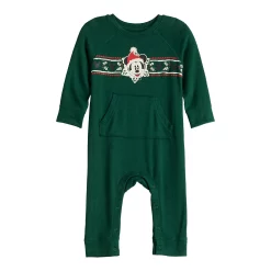 Disney's Mickey Mouse Baby Raglan Jumpsuit by Jumping Beans®