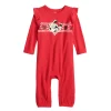 Disney's Minnie Mouse Baby Girl Ruffle-Sleeve Jumpsuit by Jumping Beans®