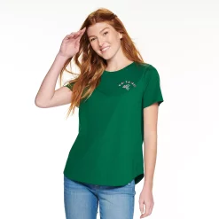 Women's Sonoma Goods For Life® Short Sleeve Holiday Graphic Tee -Outlet Christmas Store 5180762 Deck The Halls
