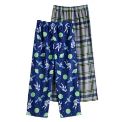 Boys 6-16 Cuddl Duds 2-Pack Lounge Pants 12 Boys 6-16 Cuddl Duds 2-Pack Lounge Pants -Outlet Christmas Store 5588396 Blue Space