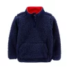 Toddler Boy Carter's Quarter Zip Sherpa Pullover