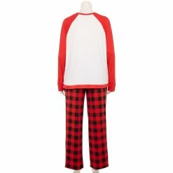 Plus Size Jammies For Your Families® Beary Cool Cozy "Grandma Bear" Pajama Set by Cuddl Duds® -Outlet Christmas Store 5601560 ALT3