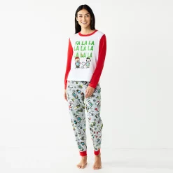 Women's Jammies For Your Families® Peanuts "Fa La La" Pajama Set