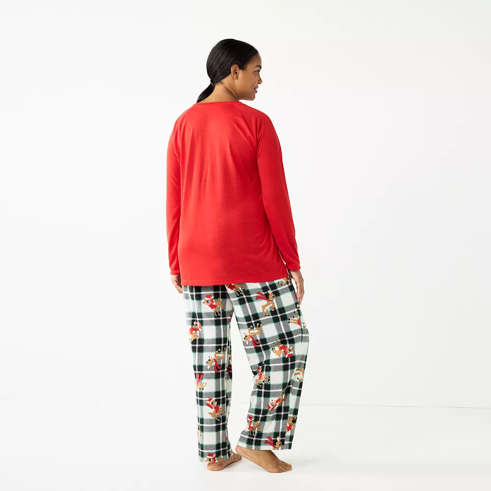 Plus Size Jammies For Your Families® Rudolph the Red Nosed Reindeer Pajama Set 2 Plus Size Jammies For Your Families® Rudolph the Red Nosed Reindeer Pajama Set - Image 2