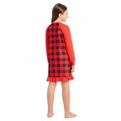 Girls 4-16 Jammies For Your Families® Beary Cool Dolly & Me Nightgown Set by Cuddl Duds® -Outlet Christmas Store 5617465 ALT3