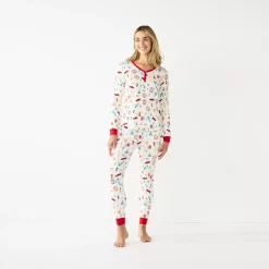 Petite LC Lauren Conrad Jammies For Your Families® Holiday Village Pajama Set