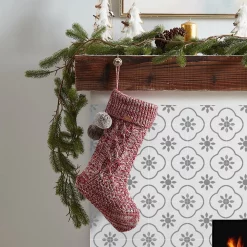 Koolaburra by UGG Carla Cable Knit Stocking -Outlet Christmas Store 5622158 ALT