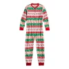 Kids 4-20 Jammies For Your Families® Joyful Celebration Fairisle One-Piece Pajama