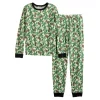 Girls 4-16 Jammies For Your Families® Pine Needles & Snow Print Pajama Set