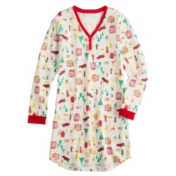 Girls 4-16 LC Lauren Conrad Jammies For Your Families® Holiday Village Nightgown
