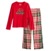 Girls 4-16 Jammies For Your Families® Joyful Celebration Feliz Navidad Pajama Set