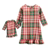 Girls 4-16 Jammies For Your Families® Joyful Celebration Flannel Nightgown & Doll Gown Set