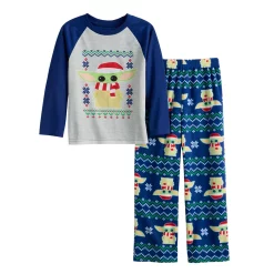 Boys 4-12 Jammies For Your Families® Star Wars The Mandalorian Grogu Aka Baby Yoda Pajama Set