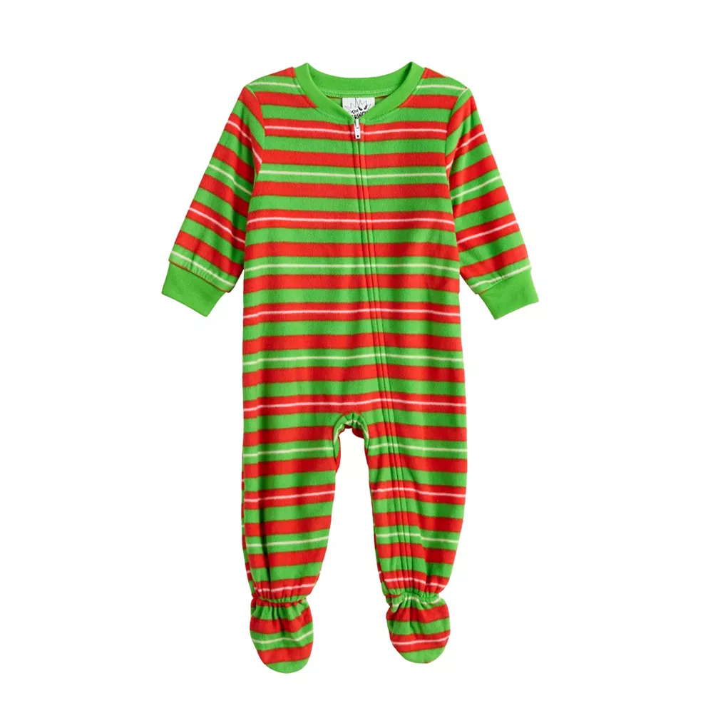 Baby Jammies For Your Families® How The Grinch Stole Christmas Footed Pajamas 1 Baby Jammies For Your Families® How The Grinch Stole Christmas Footed Pajamas