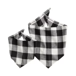 Pet Jammies For Your Families® Ho Ho Ho Buffalo Plaid Bandana