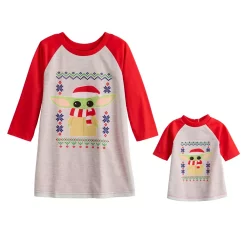 Toddler Girl Jammies For Your Families® Star Wars The Mandalorian Grogu Aka Baby Yoda Nightgown Set