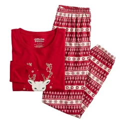 Women's Jammies For Your Families® Christmas Spirit Top & Pants Pajama Set -Outlet Christmas Store 5640782 ALT5