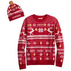 Men's Holiday Sweater with Hat -Outlet Christmas Store 5653499 ALT5