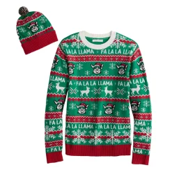 Men's Holiday Sweater with Hat -Outlet Christmas Store 5653499 ALT6
