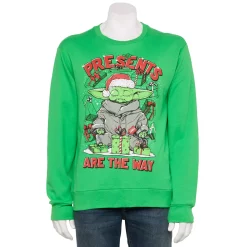 Men's Holiday Graphic Sweatshirt -Outlet Christmas Store 5665109 Presents Kelly
