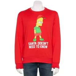 Men's Holiday Graphic Sweatshirt -Outlet Christmas Store 5665109 Red Bart