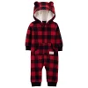 Baby Boy Carter's Buffalo Plaid Hooded Jumper