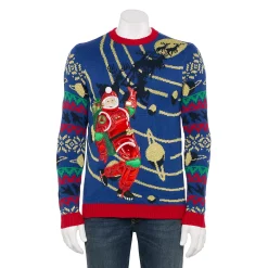 Men's Holiday Sweaters -Outlet Christmas Store 5685239 Moonwalk Santa