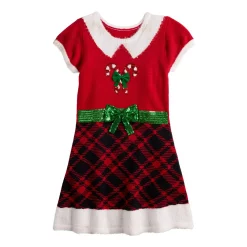 Girl 7-16 Celebrate Together™ Fit & Flare Candy Cane Christmas Dress
