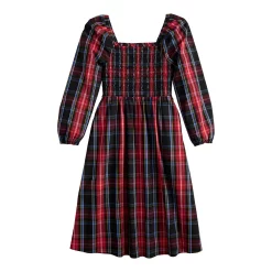 Women's DRAPER JAMES RSVP™ Smocked Tiered Midi Dress -Outlet Christmas Store 5755700 ALT5