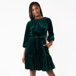 Women's DRAPER JAMES RSVP⢠Long Sleeve Bow Back Dress