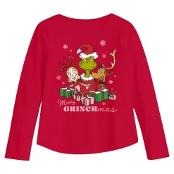 Toddler Girl Jumping Beans® Dr. Seuss "Merry Grinchmas" Long Sleeve Graphic Tee