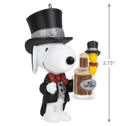 Peanuts Spotlight on Snoopy Special Edition 25th Anniversary 2022 Hallmark Keepsake Christmas Ornament -Outlet Christmas Store 5825954 ALT4
