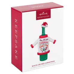 White or Red 2022 Hallmark Keepsake Christmas Ornament -Outlet Christmas Store 5826012 ALT2