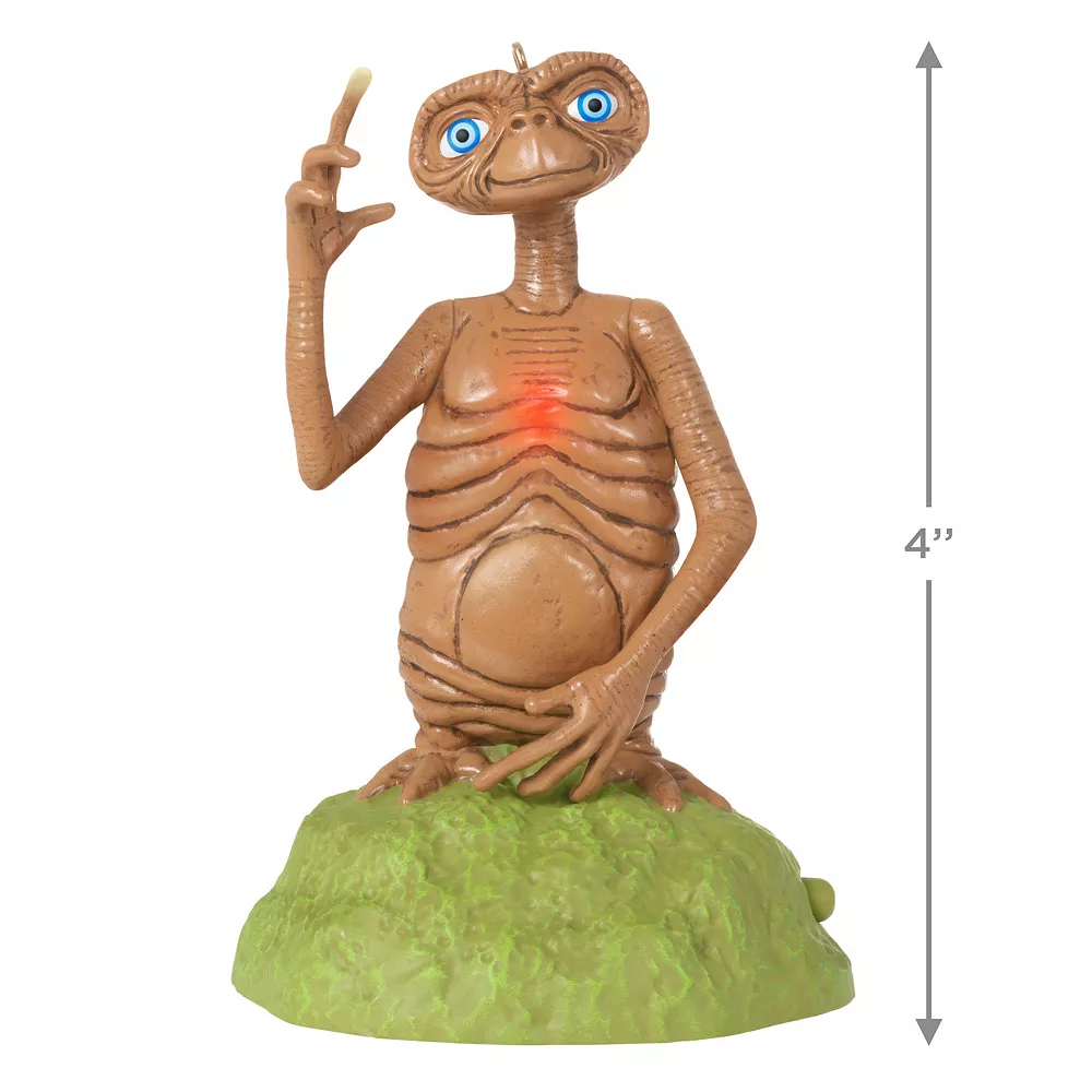 E.T. The Extra-Terrestrial 40th Anniversary 2022 Hallmark Keepsake Christmas Ornament With Light and Sound 5 E.T. The Extra-Terrestrial 40th Anniversary 2022 Hallmark Keepsake Christmas Ornament With Light and Sound - Image 5