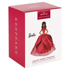 Black Holiday Barbie Doll 2022 Hallmark Keepsake Ornament -Outlet Christmas Store 5826121 ALT2