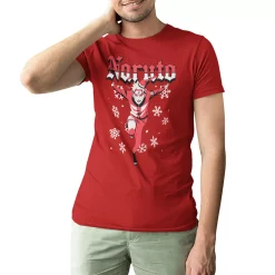 Men's Holiday Character Tees -Outlet Christmas Store 6142724 Anime Red