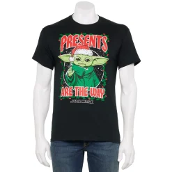 Men's Holiday Character Tees -Outlet Christmas Store 6142724 Black Green