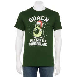 Men's Holiday Character Tees -Outlet Christmas Store 6142724 Forest Green