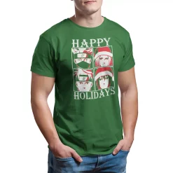 Men's Holiday Character Tees -Outlet Christmas Store 6142724 Holiday Green