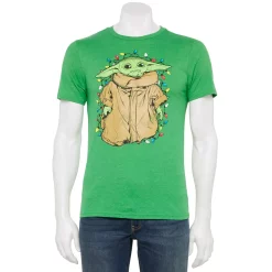 Men's Holiday Character Tees -Outlet Christmas Store 6142724 Kelly Heather Lights