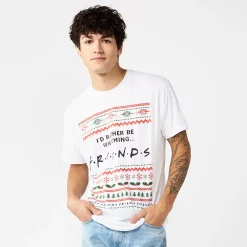 Men's Holiday Character Tees -Outlet Christmas Store 6142724 White